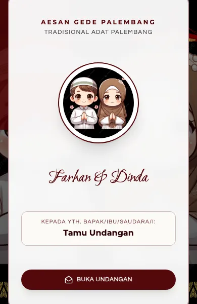 Palembang Aesan Gede (Tradisional)